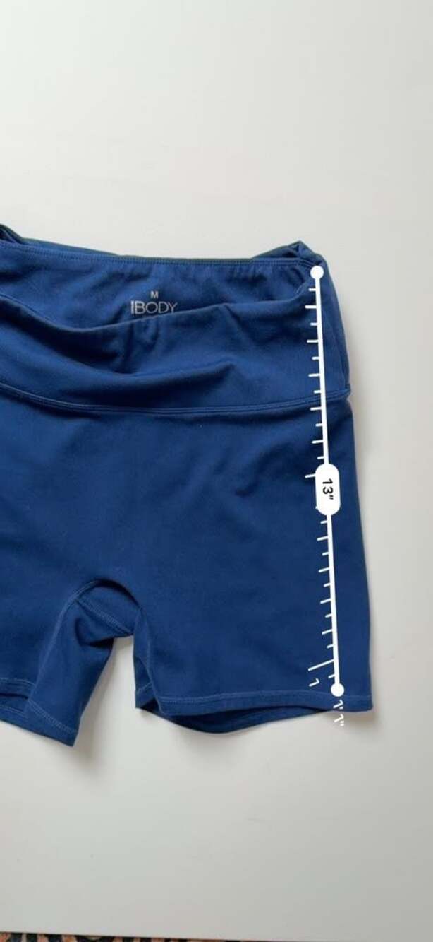 Cotton On Body Twist Back Women’s Athletic Bike Gym Shorts Blue Size Medium - Picture 6 of 8